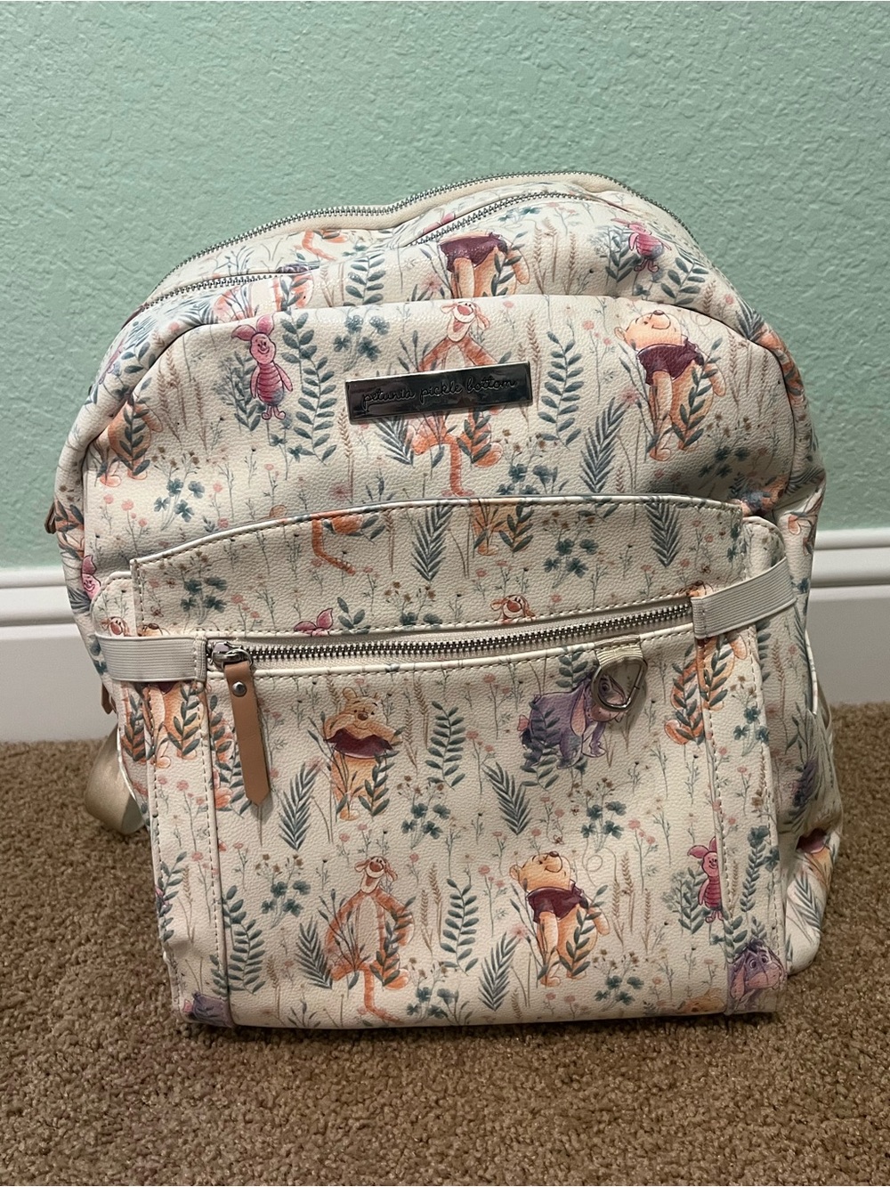 Petunia Pickle Bottom x Winnie The Pooh 2-in-1 Provisions Diaper Bag Backpack